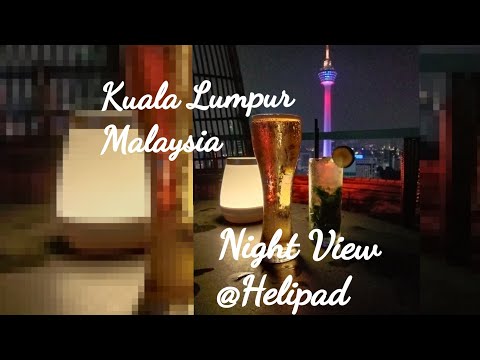 Night View @Heli Lounge Rooftop Bar