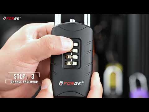 FORGE Ironclad Lock – Combination Change & Dual Access (Code or Key)