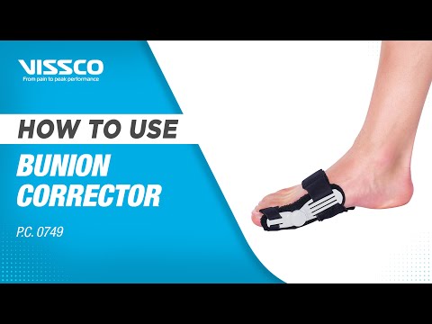 Black vissco bunion splint, model name/number: core 0749