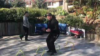 Run 2 Daylight Jaden and David Boreanaz hockey get right