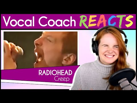 Vocal Coach reacts to Radiohead - Creep (Thom Yorke Live) (Best Live Performance)