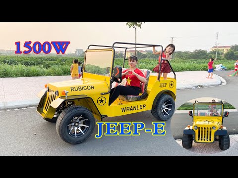 Homemade electric Jeep Wrangler - Full video
