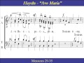 Haydn Ave Maria Score 
