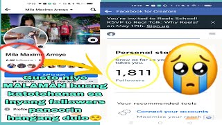 Paano alamin Ang totoong followers sa Facebook? #facebookfollowers #reelsfacebook