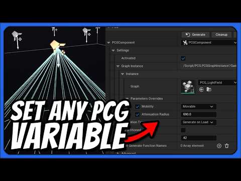 Here's How to Set Any Exposed Variables Using PCG | PCG Basics