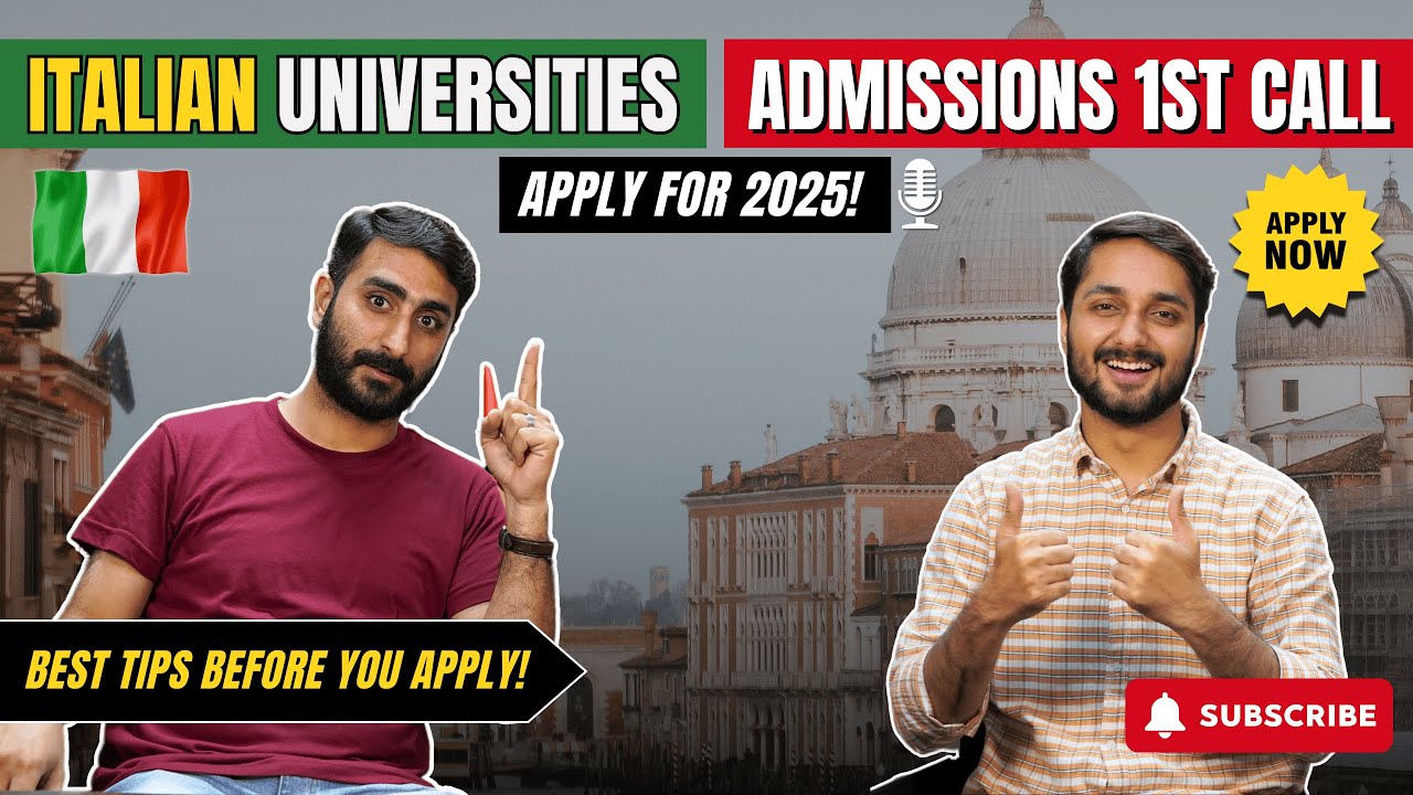100% scholarships Admissions Open In ITALY For 2025 Intake! | BLS Appointments Updates 2025