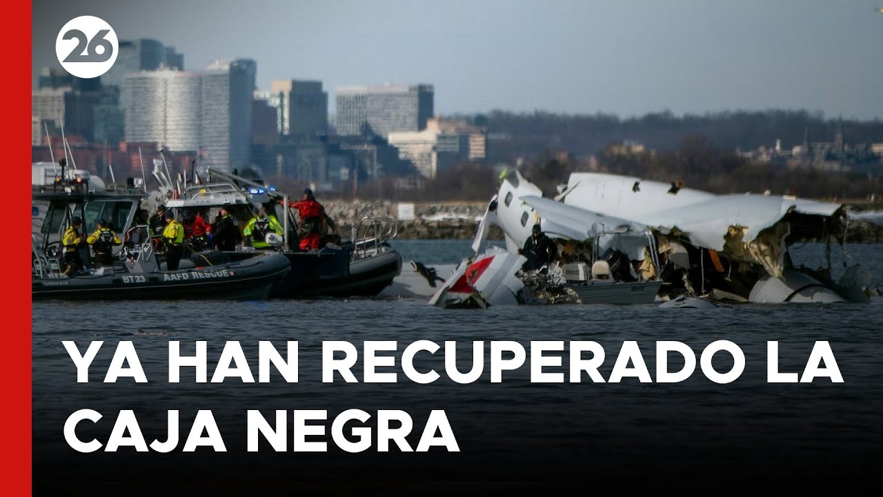 EEUU | Esperan reconstruir qué sucedió antes del accidente aéreo en Washington