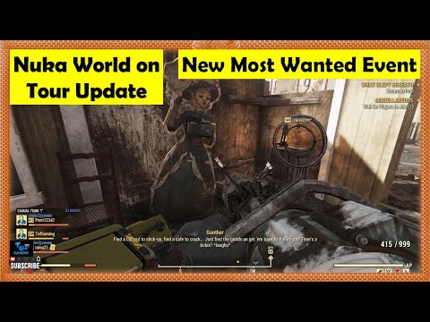 Fallout 76 Nuka World on Tour Update - New Most Wanted Event | Full Gameplay