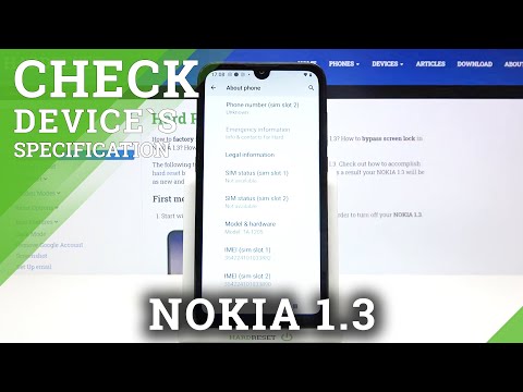 How to Find Device Specification in NOKIA 1.3 – Check Phone Info