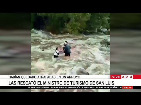 👉 UN MINISTRO DE SAN LUIS RESCATÓ A DOS TURISTAS