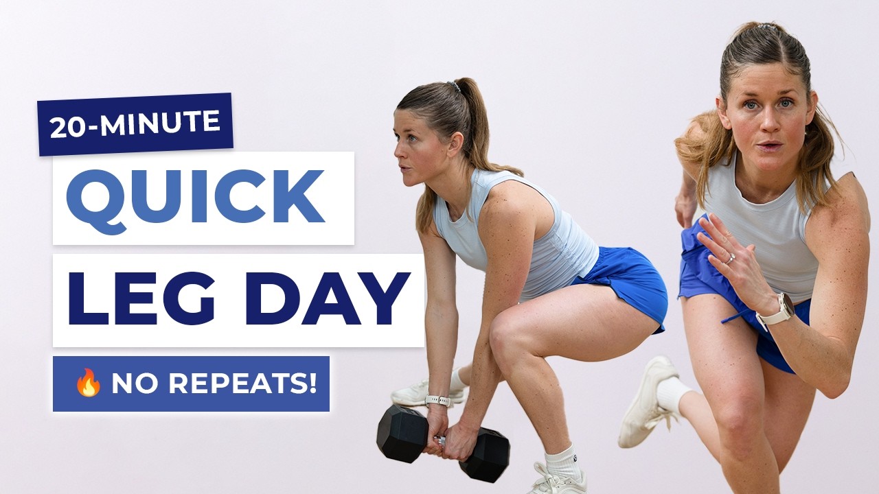 20-Minute Express Leg Workout (All Standing, No Repeats)