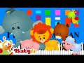 BabyTV Animals Theme Song Slow EASY Medium 4K Piano Tutorial