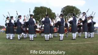 preview picture of video 'Fife Constabulary Annan 2010 British Pipe Band Championships'