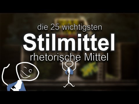 Die 25 wichtigsten Stilmittel | rhetorischen Mittel