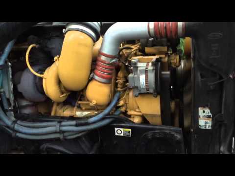 CAT ENGINE SOUND ACERT TWIN TURBO C-15