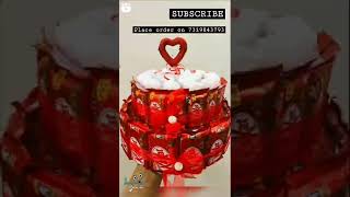 Valentine's Gifts || Chocolate Tower || Chocolate Bouquet || Valentines Gift for him And Her #Shorts