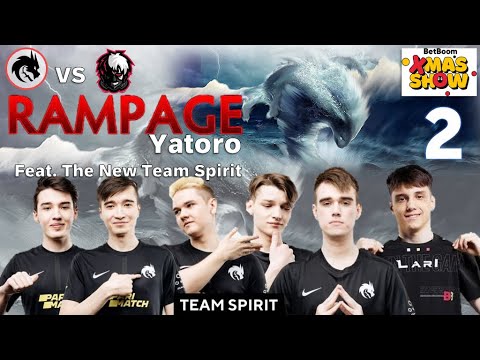 RAMPAGE - Team Spirit vs PuckChamp [Full Game 2] - No Caster Voice - XMas Tournament 2022