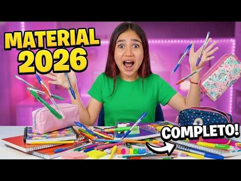 Packing my backpack for 2026! 🎒 New school supplies + study guides + secret items