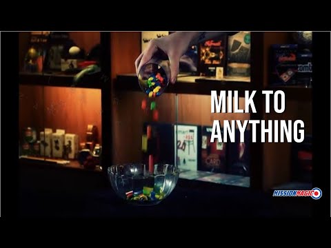 Milk to Anything Bazar De Magia Magic Trick Glass
