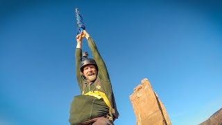 1/4 mile Zipline BASE Jump - Andy Lewis