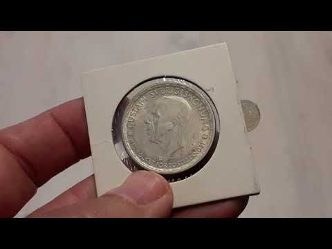 2 Kronor silver 1946 - Gustaf V