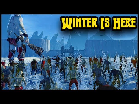 13,000 Undead Invasion Of The Wall - Game Of Thrones Battle - Warhammer Total War
