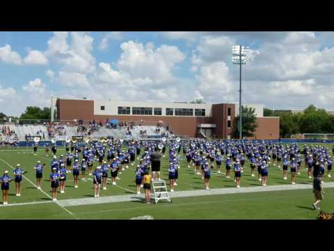 Complete half time show of the Masonic All star marching band.