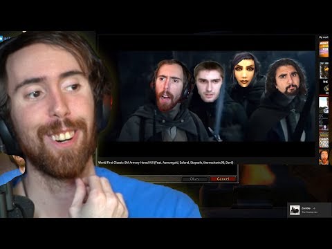 Asmongold reacts to world first classic SM armory heroic kill
