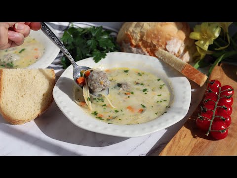 Bulgarian Meatball Soup