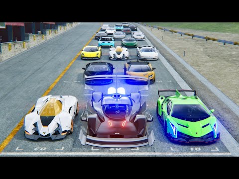 Aston Martin Black Nightmare vs Lamborghini Hypercars at Highlands