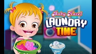 Baby Hazel: Laundry Time part 1 - wash dirty spots