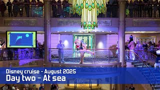 My first ever day at sea on board the Disney Fantasy - August 2025
