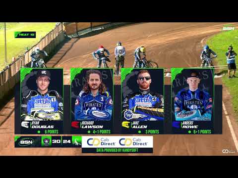 Heat 10 | Poole vs Scunthorpe | Championship Play Offs | POOLE PIRATES SPEEDWAY 2023