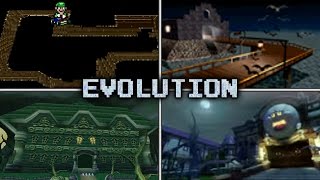 Evolution of Ghost Courses in Mario Kart (1992 - 2017)