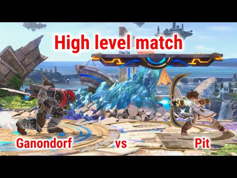 High level match - Ganondorf vs Pit
