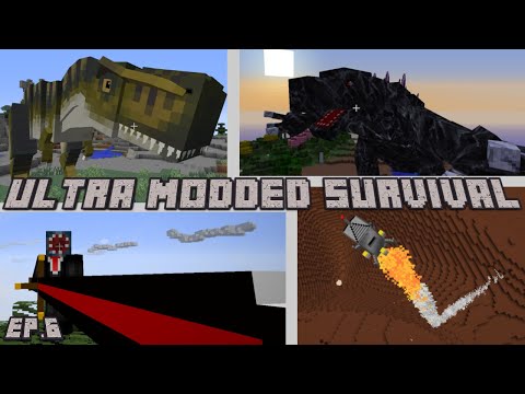 Minecraft:Ultra Modded Survival Ep.6-The blue stuff