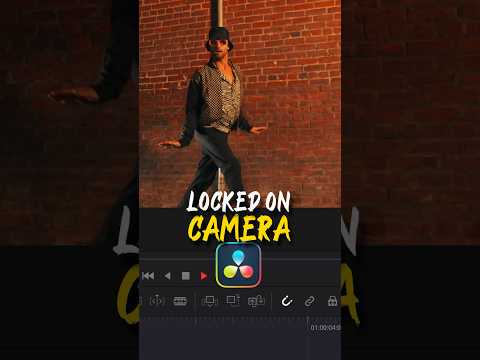 Locked on camera effect in Davinci Resolve