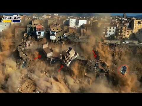 🚨Sicily Worse: Giant Landslide Engulfs Half of Sicily Today - Niscemi Cliff Collapsed at Alarm Rate!