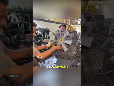 Como fabricam motor? #curiosidade #curioso
