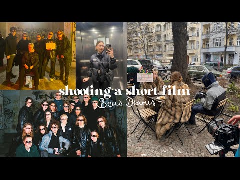 life as a film student - shooting days, making a short film, work, self care days