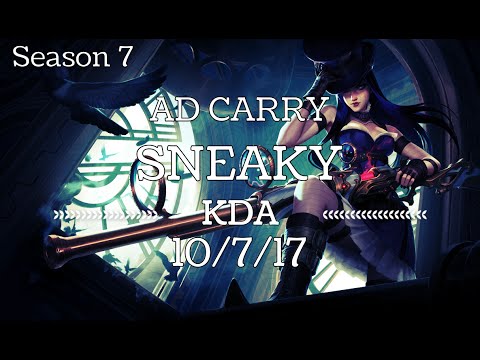 Sneaky - Caitlyn vs Jhin - NA - Gameplay Highlight S7