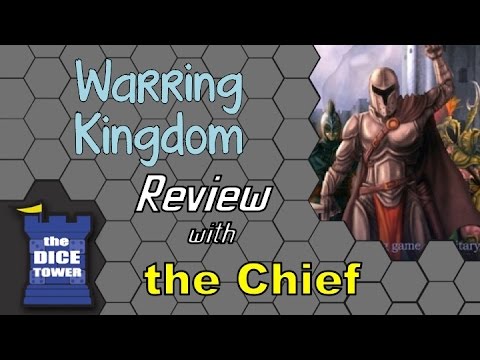 The Dice Tower: Chief Reviews Warring Kingdom a direct conflict deck builder