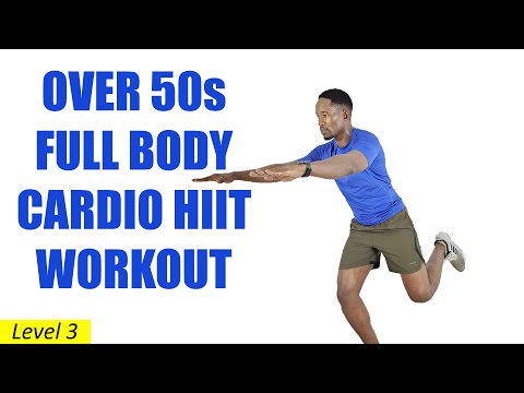 Over 50s 20-Minute Intermediate Full Body HIIT Cardio Workout