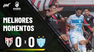 ATLÉTICO GOIANIENSE FICA NO EMPATE COM CRAC NO CAMPEONATO GOIANO!