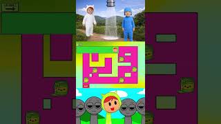 Incredibox Sprunki OC – Nina VS Pocoyo | Color Maze Challenge!