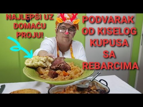 PODVARAK sa rebarcima od kiselog kupusa/SAUERKRAUT cooked with ribs