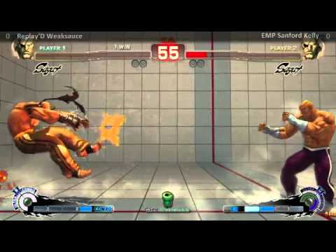 GUTS SF4 Pools Replay'D Weaksauce VS Santhrax