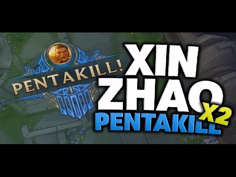 INSANE DOUBLE PENTAKILL WITH NEW XIN BUILD!!! xD