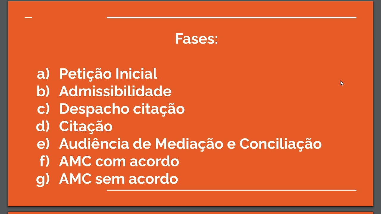 Audiência de conciliação e mediação