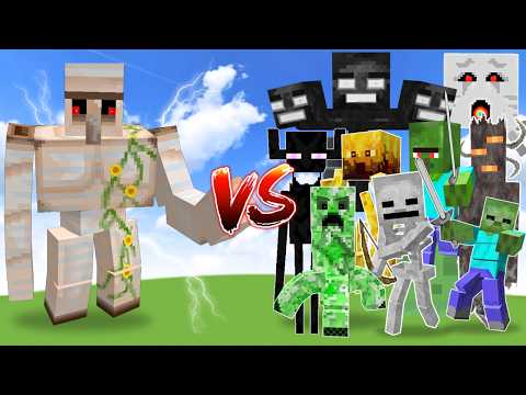 ULTIMA TITAN IRON GOLEM vs ALL TITANS | Minecraft Mob Battle
